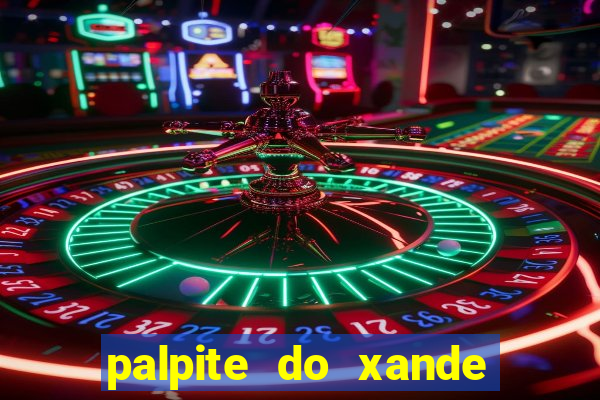 palpite do xande de hoje